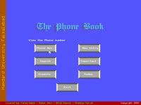 The phone book in C++